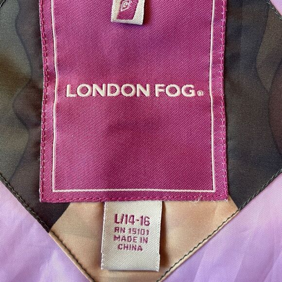 London Fog Girls Large Camo Puffer Vest - Picture 4 of 6